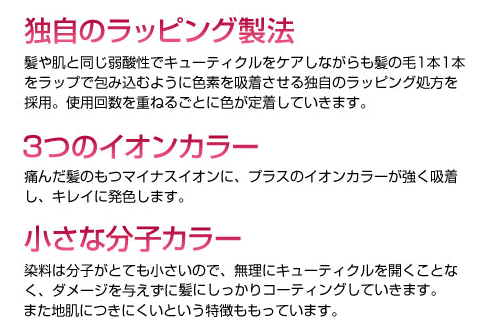 髪萌ヘアカラートリートメントがしっかり染まる理由